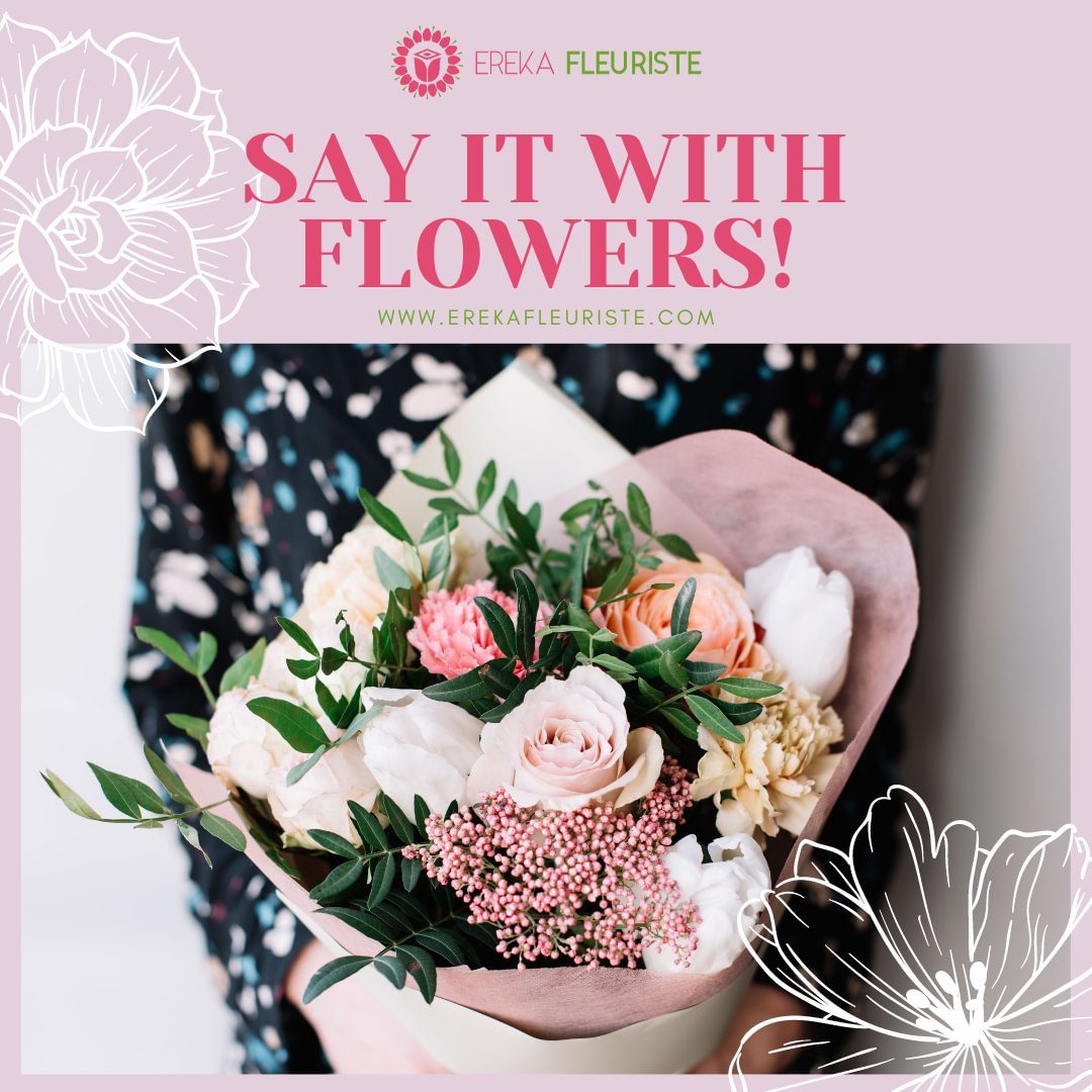 Bouquet de remerciement Marrakech - Ma Flamme - Ereka Fleuriste