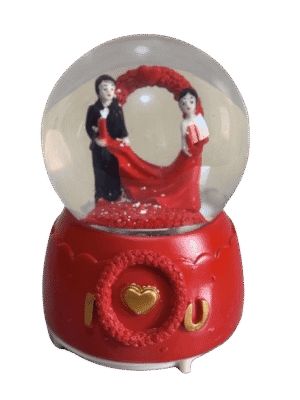 12 Boule à neige romantique