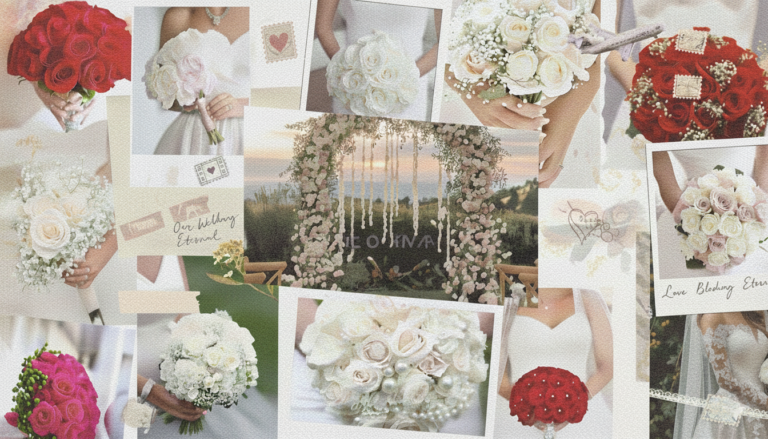Bouquet de mariée pour un mariage à Marrakech par Ereka Fleuriste – Bouquets de mariée et fleurs de décoration de mariage à Marrakech