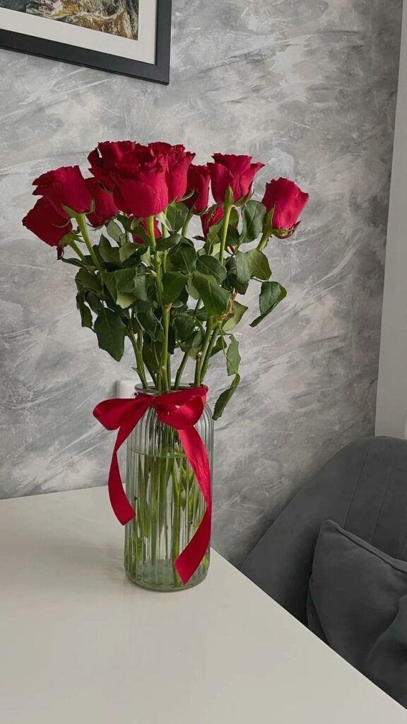 bouquet roses rouges, Saint-valentin