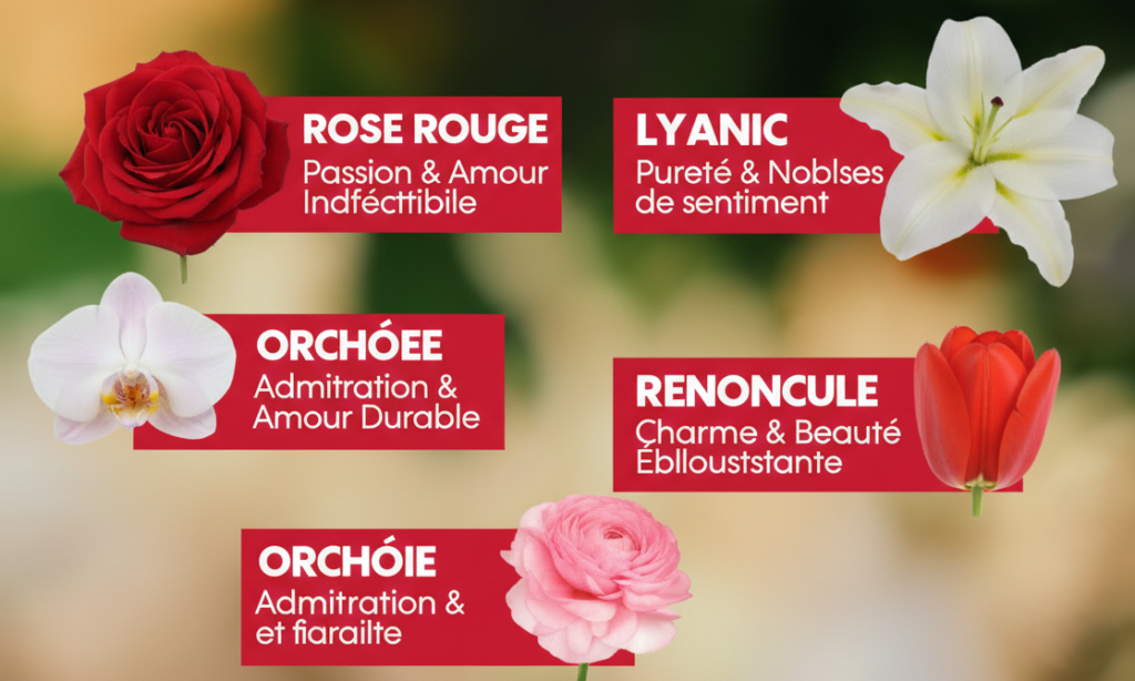 Le Langage des Fleurs à la Saint-Valentin : Plus fort que les mots, Ereka Fleuriste Marrakech