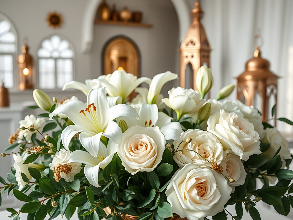 fleurs décoration ramadan ereka fleuriste marrakech