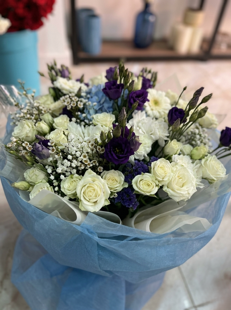 Bouquet personnalisé cadeau Aïd Marrakech, Ereka Fleuriste Marrakech 